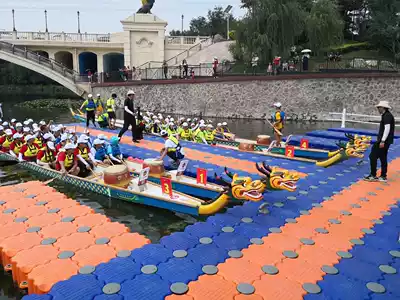 Water platform pontoon pontoon yacht marina water swimming pool plastic fishing platform floating dock berth