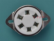 Ceramic gilded 6 foot electronic tube holder GZC6-2-G front fit WE310A 58 10 m 12C7 meters 12C