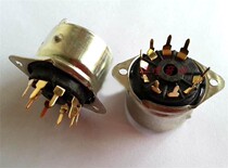 Glued wood small nine-foot electronic tube holder PCP9-Y-1-G PCB tube holder with tube hood suitable 12AX7 12AX7 EL84 6n3 6n3