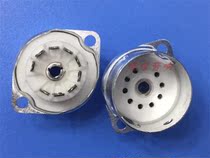 Ceramic small nine-foot electronic tube holder GZC9-F-B with hood small head 9 foot tube 12AX7 12AX7 6P1 6N3 6N3