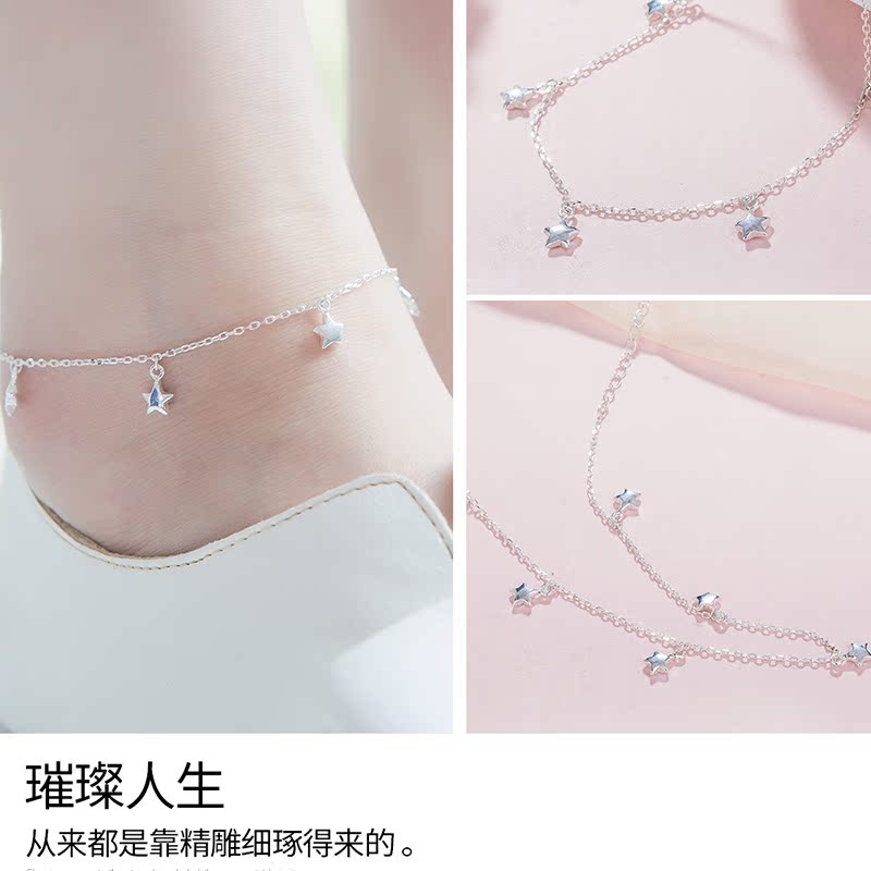 Chaine de cheville Femme en Argenterie - Ref 3103793 Image 3