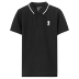 Áo polo nam Giordano Lion King thêu cotton co giãn áo Paul Áo đính cườm Vải POLO 90017250 áo polo nam đẹp Polo