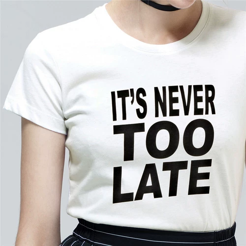 Хлопковая летняя футболка с коротким рукавом, тренд 2017