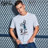 Zandanu Printed T -Shirts воображаемые серии суставных рубашек и рубашек с коротки