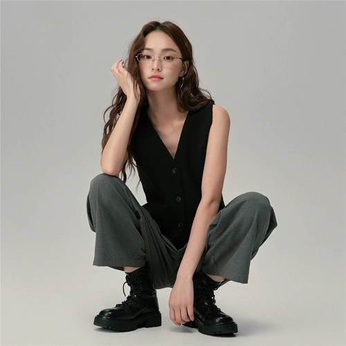 Дизайнерский костюм, жилет, трикотажный кардиган