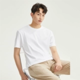 Хлопковая мужская футболка с коротким рукавом