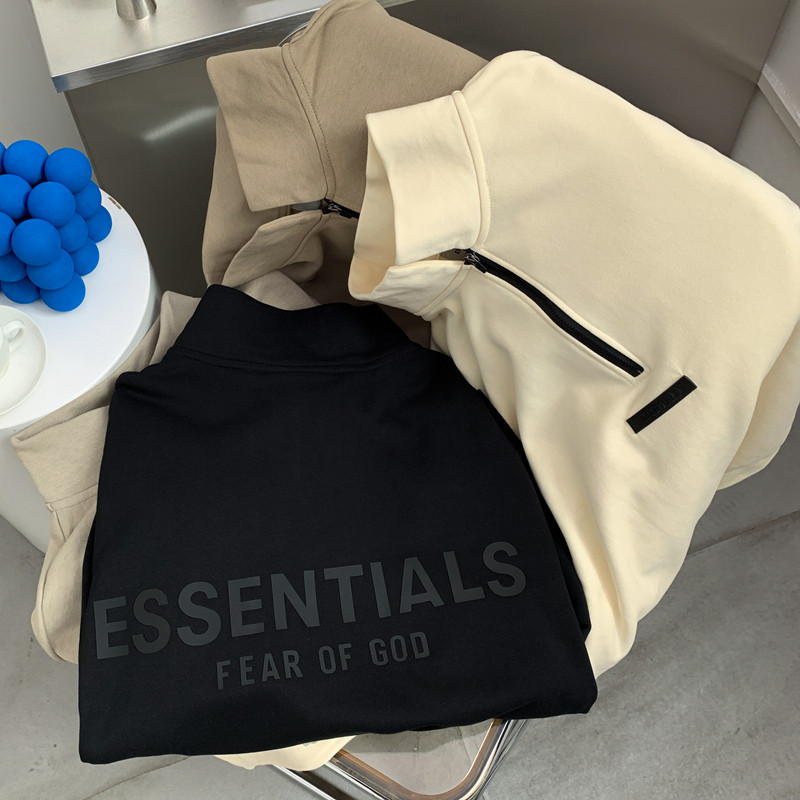 FOG double line ESSENTIALS autumn loose letter printing ins high street style men and women