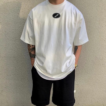 American and American Order American Tide Cards High Street Wind Pure Cotton Loose summer Men and women The same