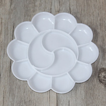 Vegan Xuan Xuan Plum Plum Tone Color Pan Work Stroke National Painting Thickened White Dorg Plastic Color Palette Thickened medium Number