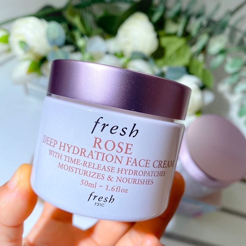 New date duty-free shop purchasing Fresh Rose Runze dense moisturizing face cream 50ml moisturizing moisturizing pregnant woman