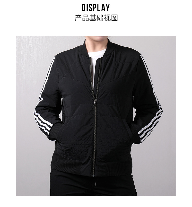 Adidas Adidas cotton cotton nữ 2018 mùa đông mới áo ấm thể thao áo khoác giản dị DM4439 áo phao nữ trung niên