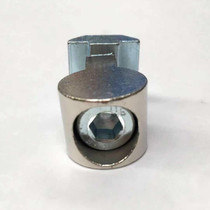 Spot aluminum profile accessories built-in whistle connector of the European standard 20 semi axis connector aluminum right angle fast