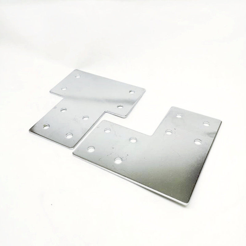 Spot aluminum extrusion material connection 3060 6060 4080 8080LT vertical plate carbon steel chrome-plated reinforced plate