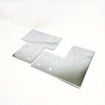 Spot aluminum profile connection 3060 6060 4080 8080LT vertical one-word board Carbon steel chrome reinforced board