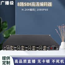 8-way SDI streaming media live encoder RTSP UDP campus local area local area network rtmp push stream live