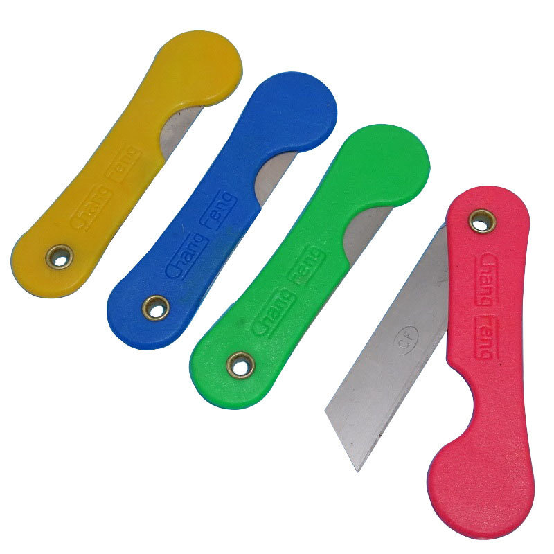 12 tons of students sharpened pencil knife cut paper knife plastic shank sharpened pencil instrumental cut delivery single small knife beauty workout knife