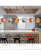 High-Brightness Led Staircase Lava Chandelier, Large Villa Loft Duplex Living Room Long-Line Chandelier, Dining Room Bar Counter Lamp