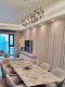 Fashionable Dining Room Ceiling Lamp, Creative and Unique Bar Counter Leaf-Shaped Stainless Steel Clothing Store Pendant Lamp, Post-Modern Wall Lamp