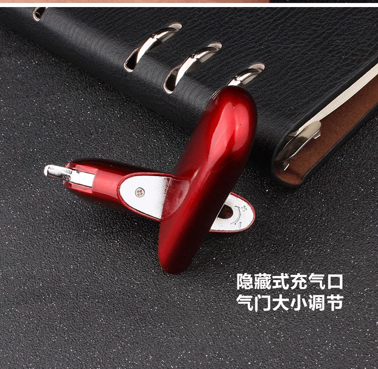 Sáng tạo ma thuật tình yêu gấp trái tim bơm lửa lửa kim loại nhẹ hơn hình trái tim chữ đôi quà tặng bật lửa súng