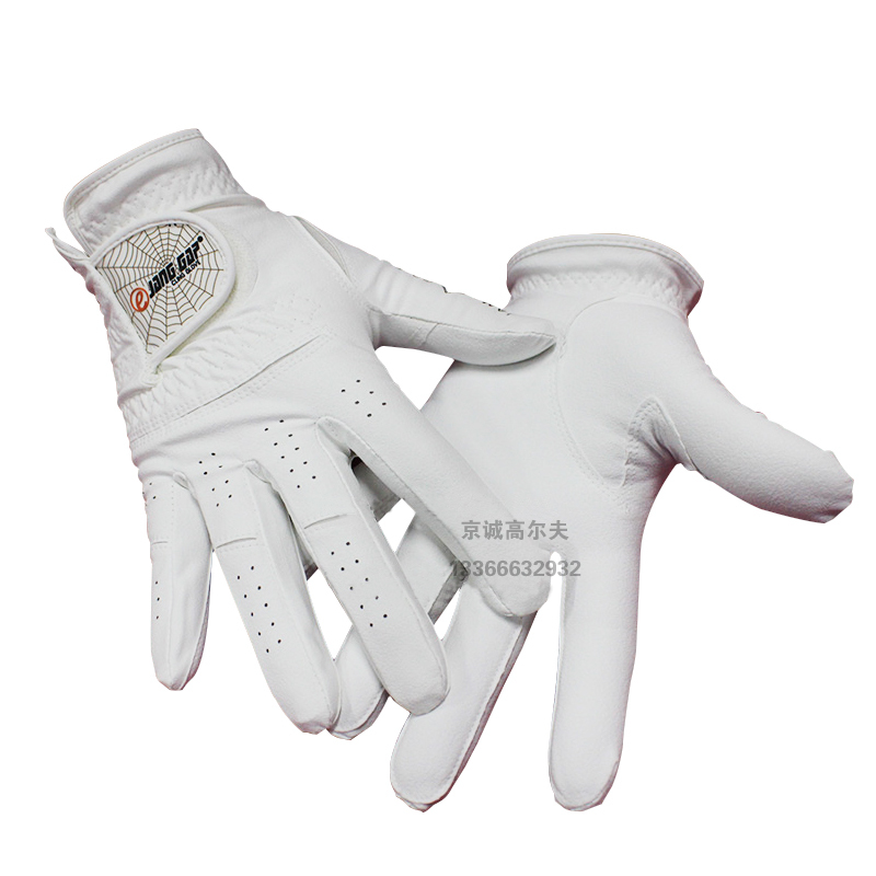 Korean Jama Golf Gloves Spider Golf Cloth Gloves for Men and Women, Non-Slip, Breathable, Washable, Genuine