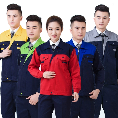 Осенний комбинезон подходит для мужчин и женщин, лонгслив, униформа, делается под заказ