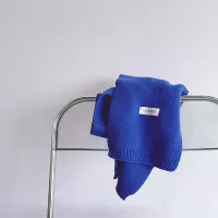 Screeure Blue Letter Scarf
