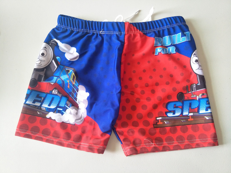 2018 trẻ em mới bé trai áo tắm bé trai quần boxer bơi quần bơi dễ thương hoạt hình áo tắm mùa xuân nóng quần bơi nam dài