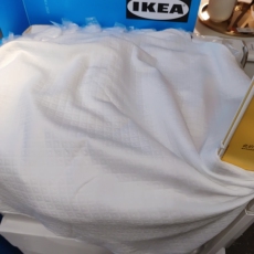 покрывало 宜家希安吕克床垫罩保护垫薄款防滑保护套透气子可水洗0.9x2米