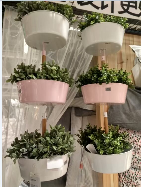 IKEA hơn Guka treo chậu hoa, treo nồi bình hoa chậu hoa đứng e trắng trong nước bình hoa con công
