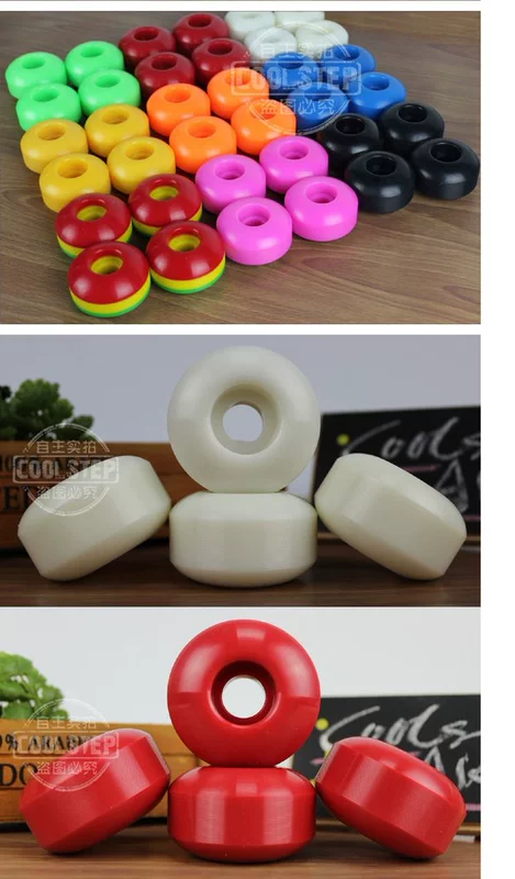 Bốn bánh xe trượt ván bánh xe ván trượt bàn chải bánh xe đường phố hành động độ cứng cao bánh xe bốn bánh xe ván trượt - Trượt băng / Trượt / Thể thao mạo hiểm