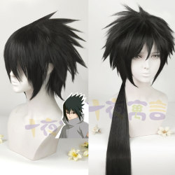 Fable of the Ten Nights Naruto Uchiha Izuna Hiei L Uchiha Sasuke cos wig