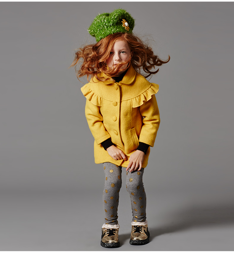 Manteau pour fille DEESHA en mélange - Ref 2161963 Image 18