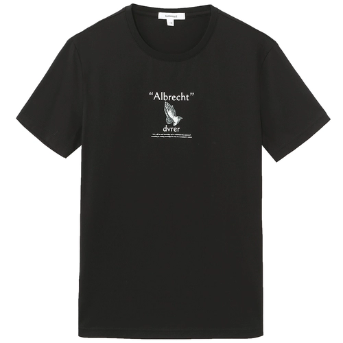 Мужская летняя черная футболка с коротким рукавом, сезон 2021, в корейском стиле