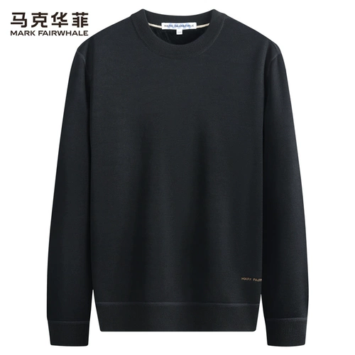 Флисовый зимний удерживающий тепло свитер, с вышивкой, круглый воротник