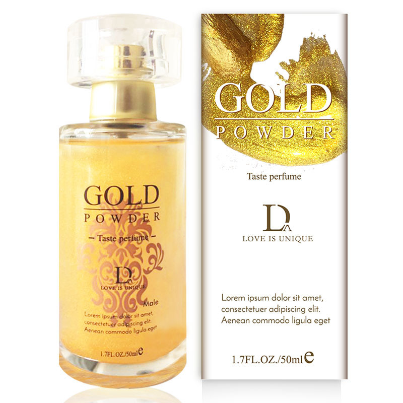 Tiktok-Style Pheromone Perfume Gold Powder for Men and Women, Suitable for Workplace, Cinema, Car, Long-Lasting Cologne Fragrance
