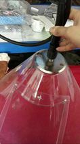 White boiled water as transparent as 250300350K G barrel cap clear see the barrel internal welding wire status