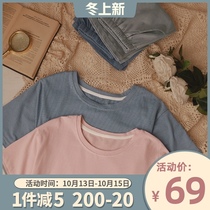 Town shop owner to play Japanese stripes fresh cotton couple pajamas women Summer loose Korean home clothes men