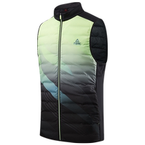 Peak Wu Leis same style丨Down vest autumn new sports top windproof warm sportswear for men