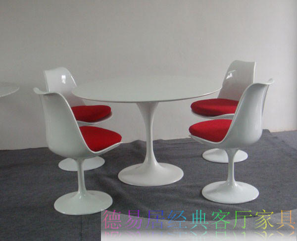 Đồ nội thất phổ biến ở Châu Âu Bàn ăn tulip Full FRP Bàn đàm phán Một số bàn đường kính 60 - Bàn trà bàn trà sofa