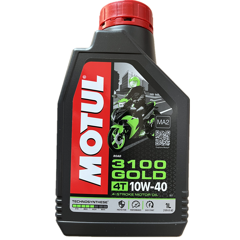 With Anti-Counterfeiting Code, Original Licensed Product, France, Motot 3100 Synthetic 4t Four-Stroke Motorcycle Oil