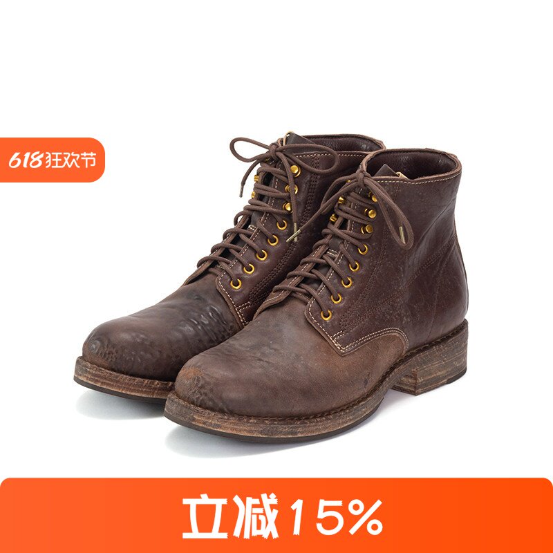 四季出品现货VISVIM VIRGIL BOOTS-FOLK复古马皮中高皮靴男款25AW评价