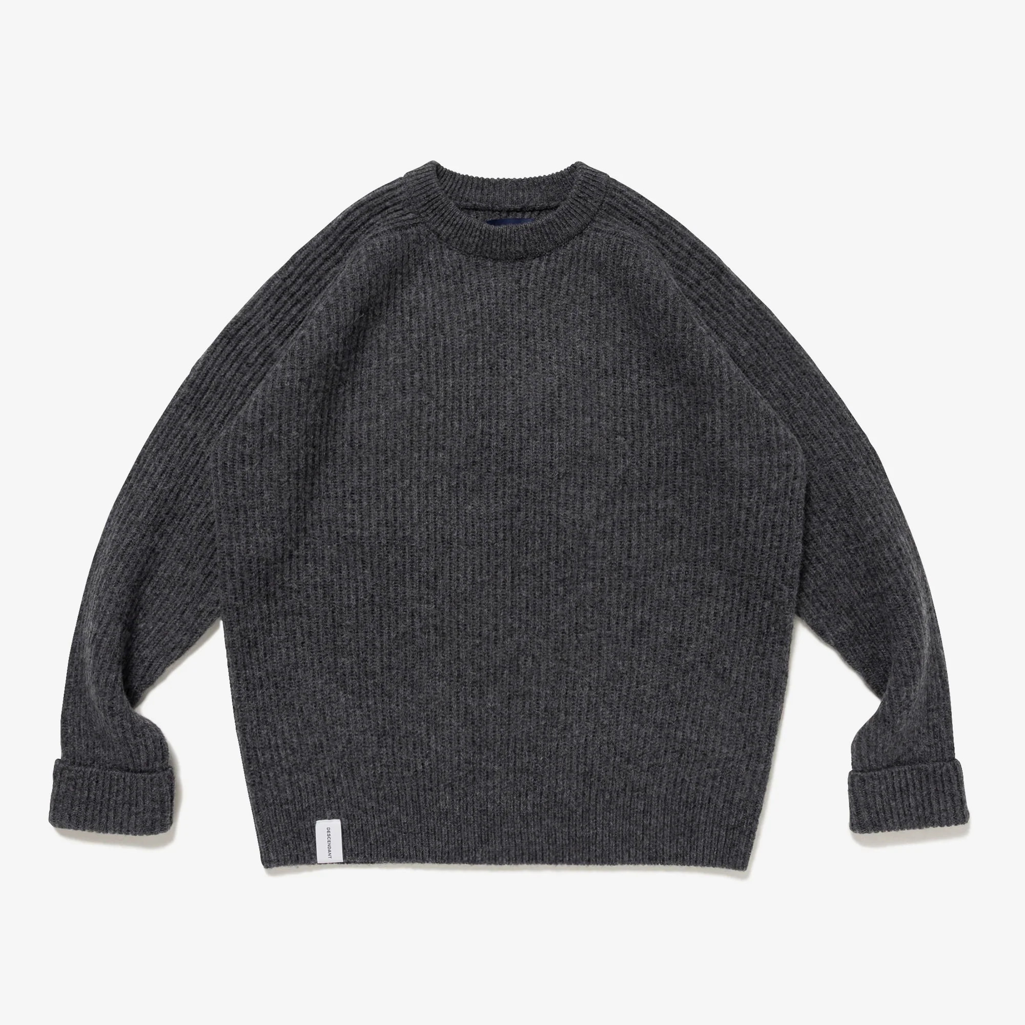四季出品订货DESCENDANT CLAM CREW NECK KNIT羊毛针织衫男25AW评价- 淘宝网
