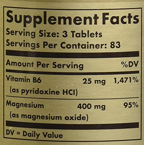 现货美国Solgar Magnesium补镁片维生素B6骨骼神经肌肉250片有哪些功效？适合哪些人群食用？-镁-淘宝好物网