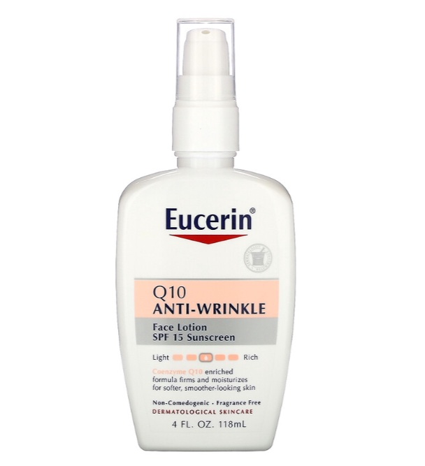 Fuzhou is now the United States Eucerin EUCERINQ10 moisturizing anti-wrinkle anti-aging anti-aging lotion SPF15 118ml