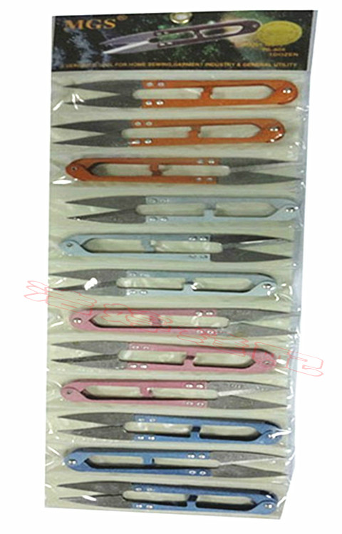 MGS vá sợi kéo cắt quần áo mùa xuân / màu kéo sợi khâu cắt kéo chủ đề U Scissors - Công cụ & phụ kiện Cross-stitch tranh thêu chữ thập hoa sen
