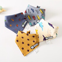 Baby Saliva Towel Baby Pure Cotton Triangular Towels Child Bib Newborn Water Suction Surrounding Neck Ocean Gas Autumn Winter Surrounding Mouth