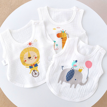 Baby Pure Cotton Belly Pocket Newborn Protective Belly Gauze Belly baby Summer thin Breathable Sleeping Belly Button Pocket