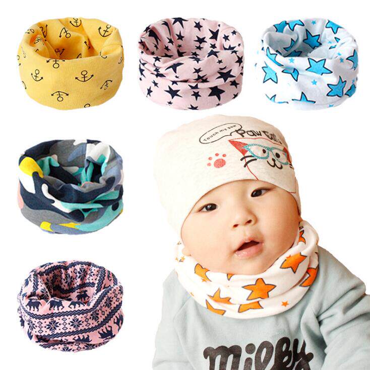 Baby neck cover hat scarf Han version Children pure cotton 100 Apron Neck NECK BABY WARM WINDPROOF NECK SLEEVE SPRING AUTUMN WINTER