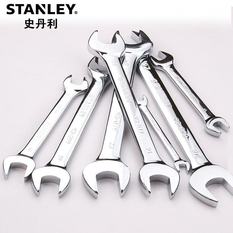Stanley Tool Metric Finely Polished Double Open Gate Wrench 14 * 17mm Steam Repair Wrench 93-397-1-22