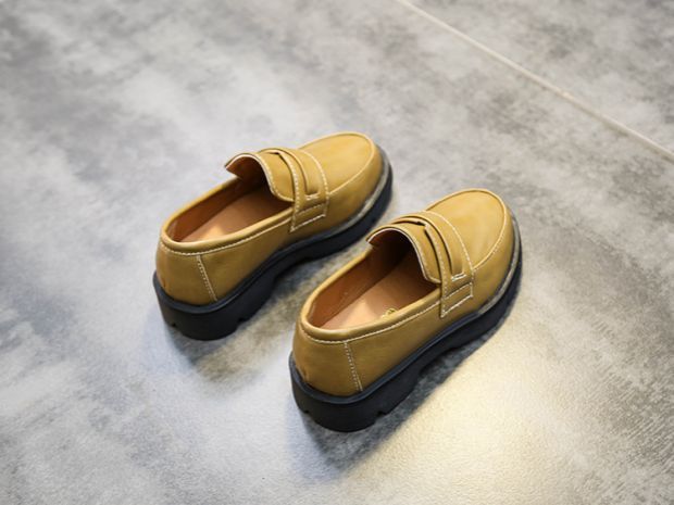 2018春秋季新款黑色男童皮鞋休闲鞋英伦风复